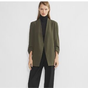 Babaton Power Blazer in Light Olive Green, size 12 EUC